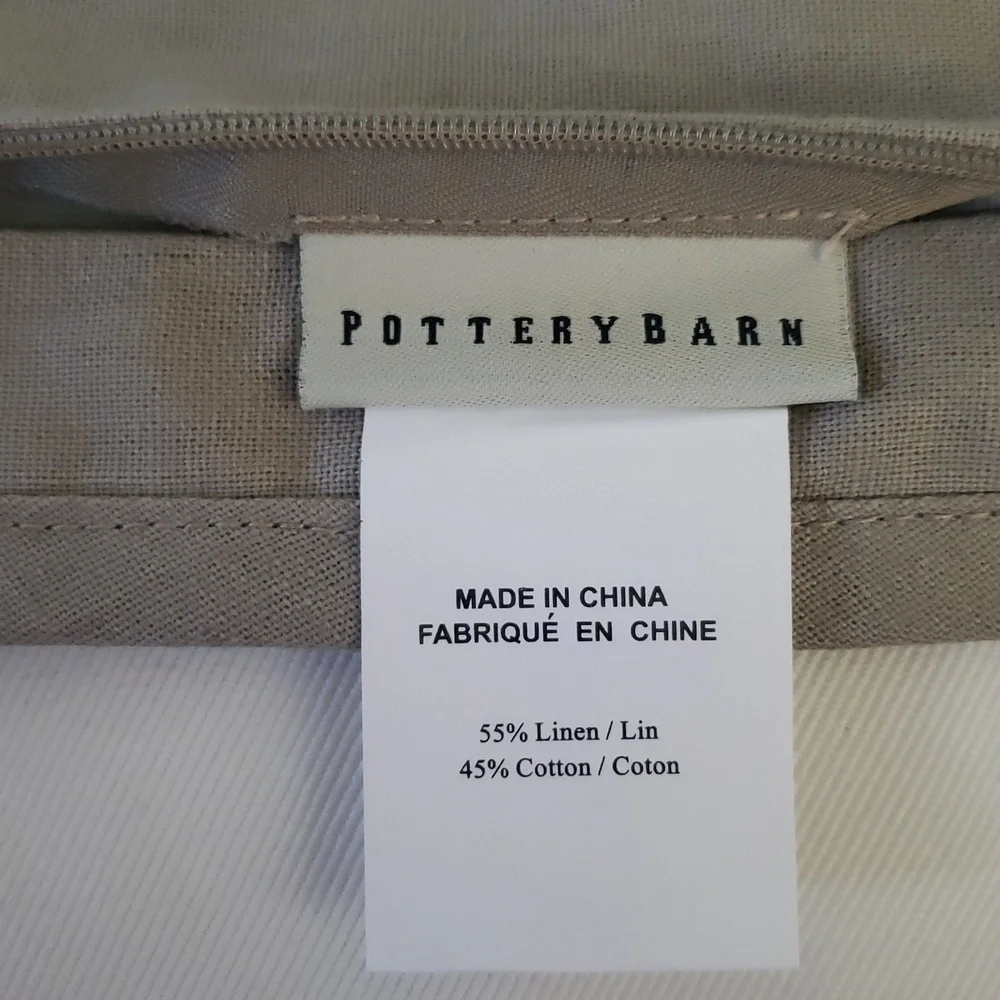 NWT Pottery Barn Pasture Bunny Rabbit Pillow Cover